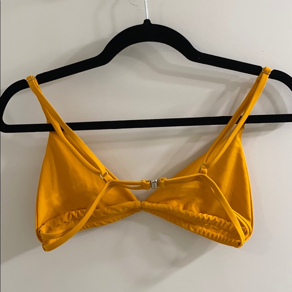 Yellow Triangle Bikini Top - Picture 2 of 2